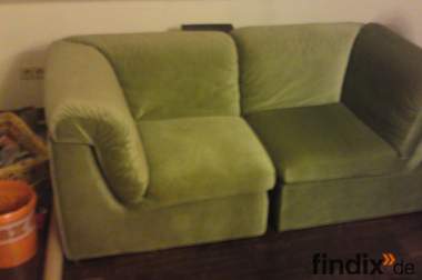 2 Sitz Sofa ( Grün )