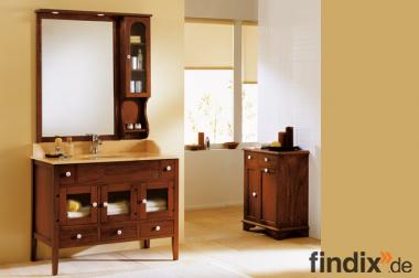 Badezimmermöbel Mirka mit Spiegel und Hängeschrank