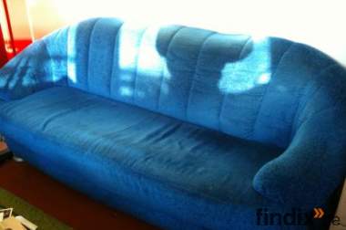 Blaues Sofa zu verschenken (abzuholen in HH-St. 