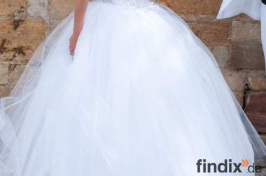 Brautkleid Hochzeitskleid Corsagenkleid WIE NEU 32-38
