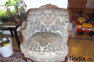 Chippendale Sofa und Sessel