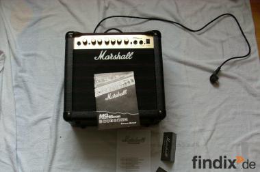 E-Gitarren-Verstärker aus dem Hause Marshall. 