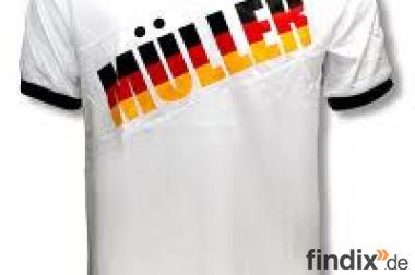 EM 2012 Fußball-Shirt "MÜLLER"