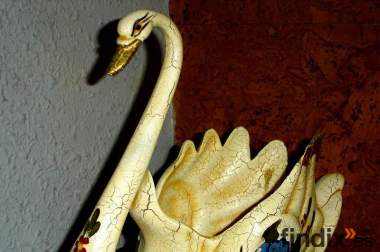 Gran cisne precioso*ceramica envejecida*