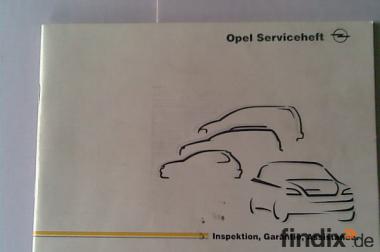 Handbuch Serviceheft Opel Astra G Inspektion, 