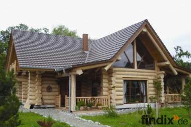 Holzhaus aus Rundbohlen Karelische Kiefer