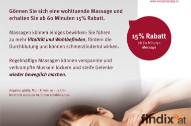 Massage Verwöhnangebot