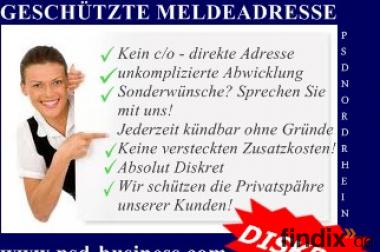 Meldeadresse mieten - Info PSD Business