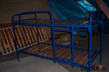 Metall-Etagenbett (blau) günstig zu verkaufen VB!