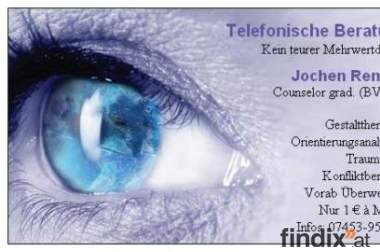 Psychologische Telefon-Beratung * Nur 1 € à 