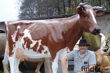 Red Holstein  - Friesian Deko Kuh lebensgross - Neues