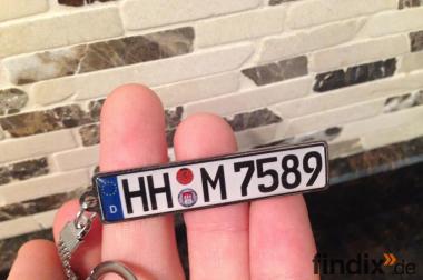 Schlüsselanhänger mit Ihrem Autokennzeichen! BMW, 