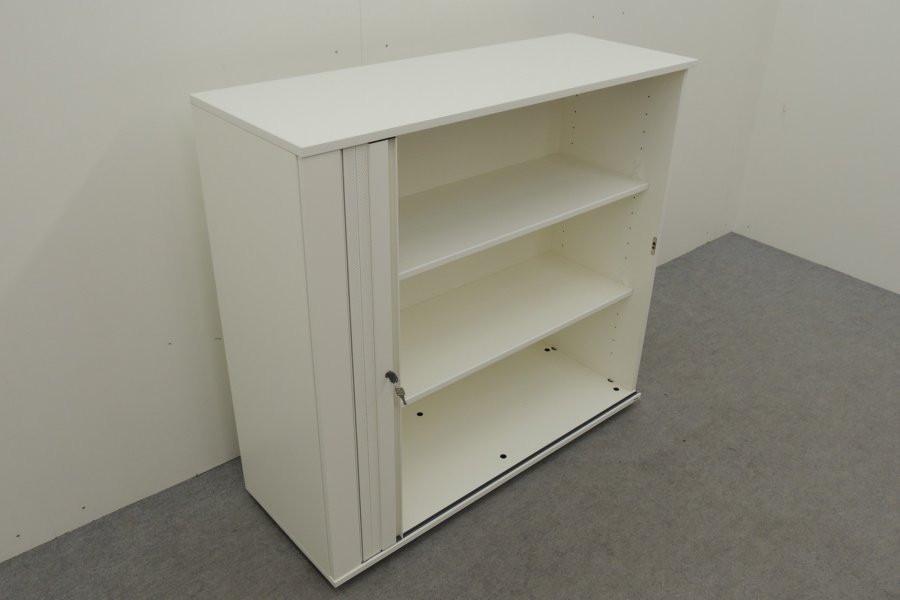 Bene Aktenschränke mit Rollladen weiss, lärmschluckend - 890556