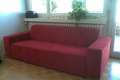 rotes Sofa von Interio, quasi neuwertig