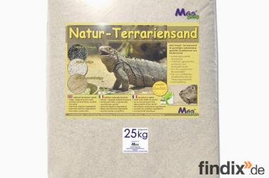 25 kg Terrariensand NATUR BEIGE weich 0,3-0,6