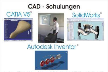 3D CAD-Schulungen für Autodesk Inventor, SolidWorks 