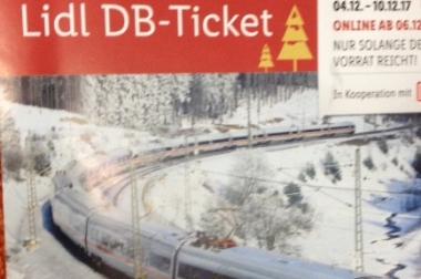 4 DB Fahrkarten günstig: hin und zurück für ig. 49