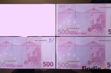 4 X 500 € Euro Schein Geldschein Banknote v. 2002 