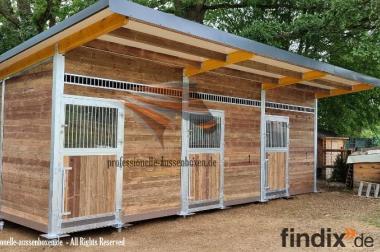 Außenbox TOP Pferdestall bauen, Pferdebox & 