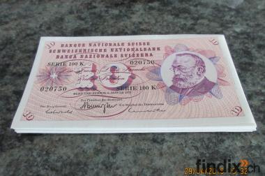 Banknoten Gottfried Keller