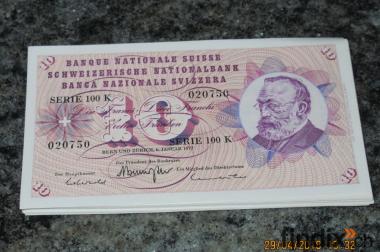 Banknoten Gottfried Keller