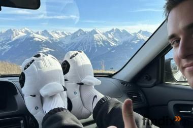 BMW Hausschuhe im Auto Design für Fans Pantoffeln