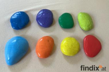 Bunte Dekosteine für draußen und drinnen