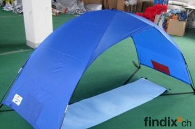 Campingzelt Sonnenschutz Blau