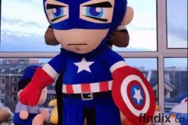 Captain America Plüschfigur XXL 100cm Avengers Fan 