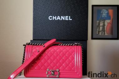 Chanel The Boy Medium Flap Classic Pink Bag