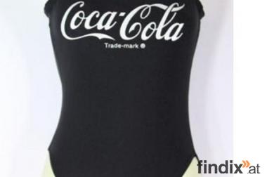 Damenbadeanzug in Coca Cola Form