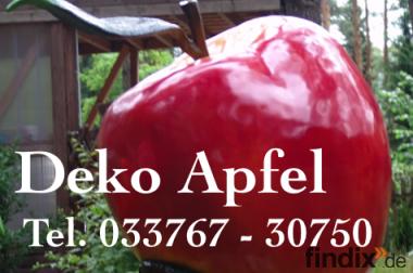 Deko Apfel als Strassenaufsteller und Blickfang für 