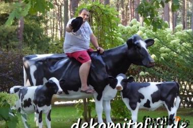 Deko Kuh lebensgroß Holstein - Friesian mit 