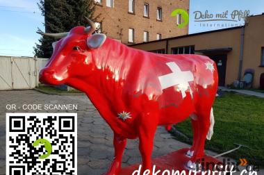 Dieses Schweizer Deko Stier lebensgroß - Modell 