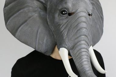 Elefanten Maske Elefantenmaske Tiermaske Fasnacht 