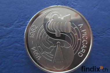 Gedenkmünze A. Piccard