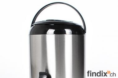 Getränkespender Thermoskanne Flasche Edelstahl 7.5L