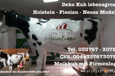 Holstein - Friesian Deko Kuh als Melkkuh ...