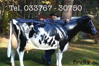 Holstein - Friesian Deko kuh lebensgross mit Horn