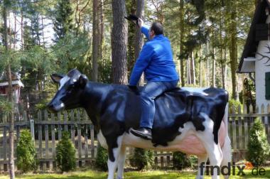 Holstein Kuh lebensgroß mit passende Kalb 