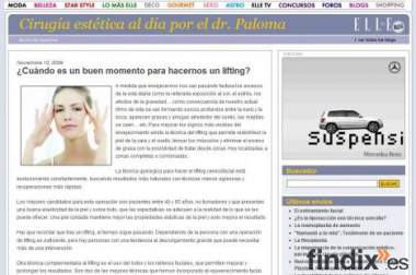 Interesante blog de cirugia estetica del doctor 