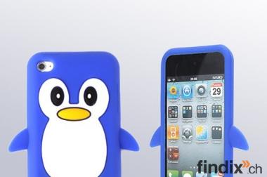 iPod Touch 4 Hülle Silikon schweiz Pinguin Case