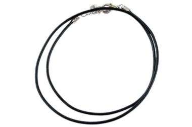 Lederkette Kette Lederband Halskette Halsband 2mm - 