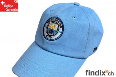 Manchester City Cap Baseball Mütze Schirm Fussball 