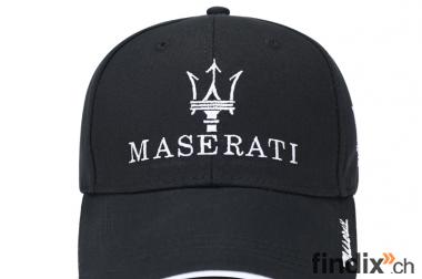 Maserati Cap Fan Mütze Baseballcap Kappe Schwarz 