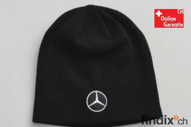 Mercedes-Benz Mütze Schwarz Benz Logo Beanie Auto