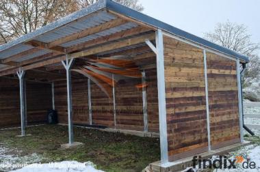 Offenstall bauen & Pferdeunterstand | Weidehütte - 