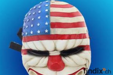 Payday Maske USA Clown Bankräuber Dallas Videospiel 