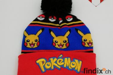 Pokémon Pikachu Beanie Pokemon Cap Mütze Kappe 