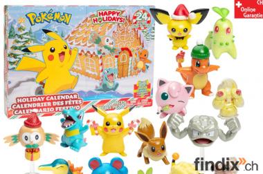 Pokémon Adventskalender Fan Weihnachten Figuren 